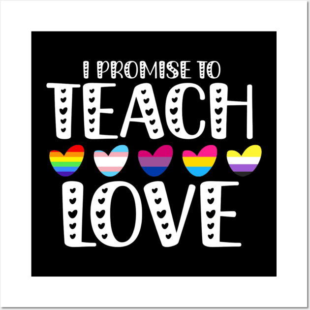 I promise to teach love Wall Art by Digital-Zoo